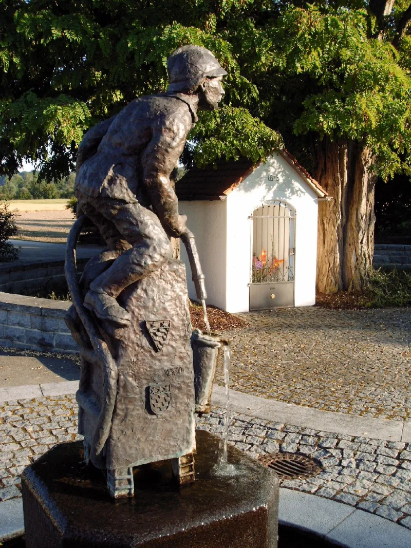 Feuerwehrmann Rücken