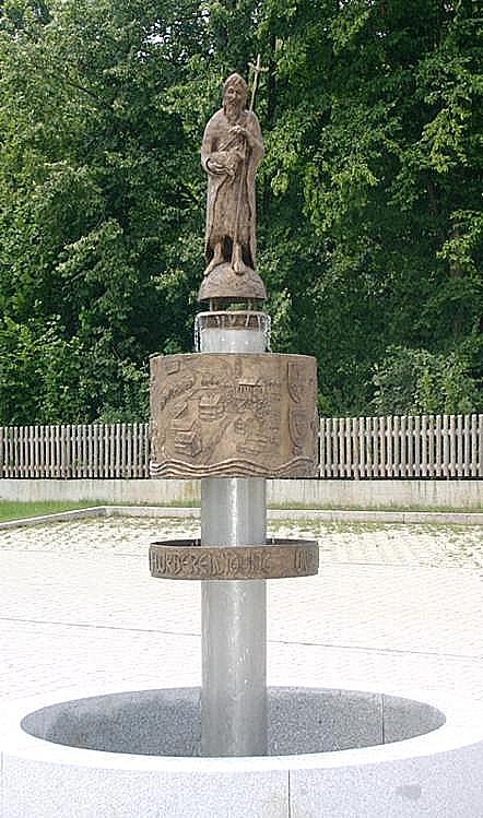 Johannesbrunnen Ottering - Johannes der Täufer